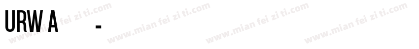 URW Americana字体转换